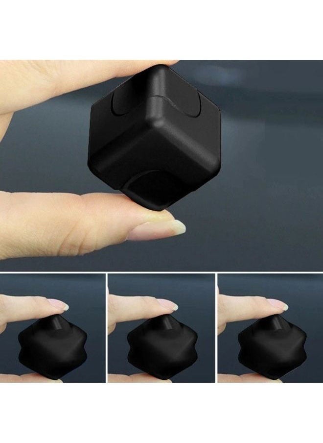 NIBEMINENT - Magic Cube Dice Shape Hand Finger Spinner Spinning Top Novelty Gryo Toy - Image 1
