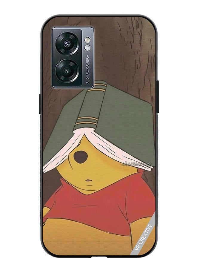 VR CREATIVE Protective Case Cover For Oppo A57 5G Pooh Design Multicolour  - Image 1