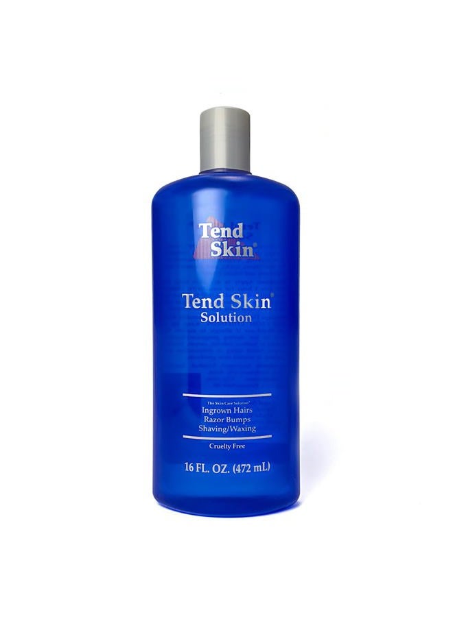 Tend Skin حل bumps الحلاقة، حل الشعر الناشئ لل bumps الحلاقة غير المرغوب فيها، الشعر الناشئ وحروق الحلاقة، تونر بعد الحلاقة والشمع للرجال والنساء، صنع في الولايات المتحدة الأمريكية، 16 أونصة - Image 1