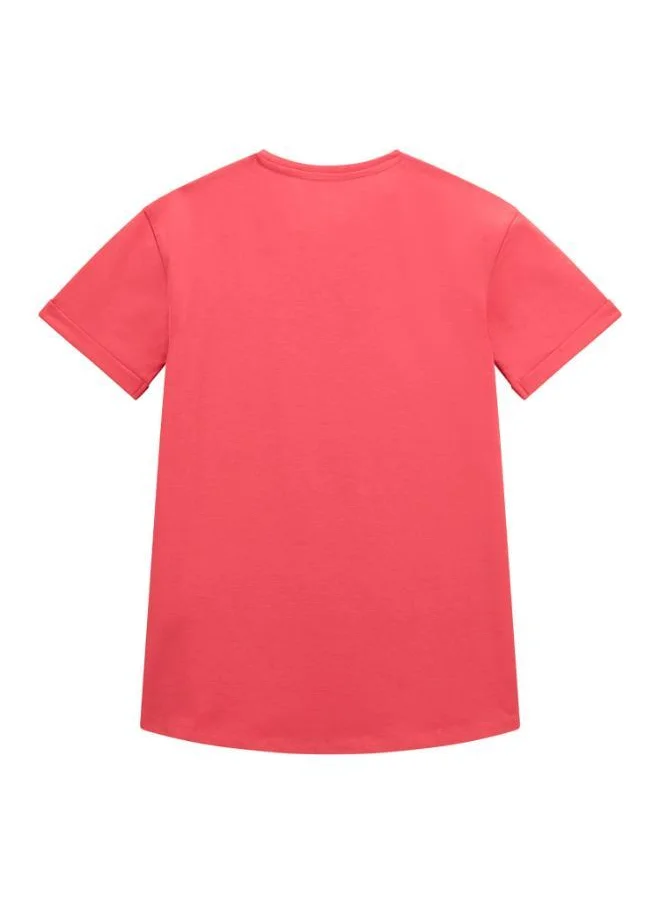جس Kids Graphic Print Crew Neck T-Shirt