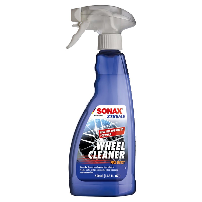 SONAX Wheel Cleaner Full Effect (230200) | Non-Acid Rim Cleaner | Color Changing Wheel Cleaner | Brake Dust Cleaner | Non-Acid Iron Remover | (500 ml or 16.9 fl. oz.) - Image 5