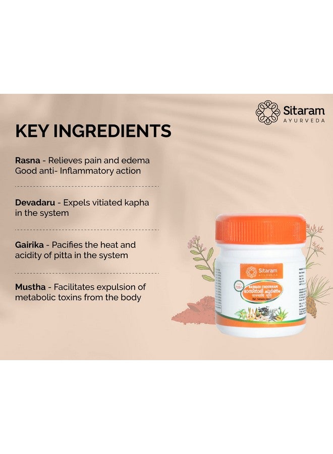 SITARAM سيتارام أيورفيدا راسنادي تشورنام | مسحوق راسنادي الأيورفيدي من كيرالا للرأس 50 جرام عبوة من 2 - Image 3