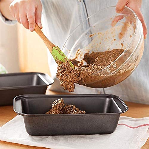 Kalitus New Loaf Pan Rectangle Non Stick Carbon Steel Bread Baking Mould Muffin Pan Cupcake Kitchen Bakeware Black - Image 4