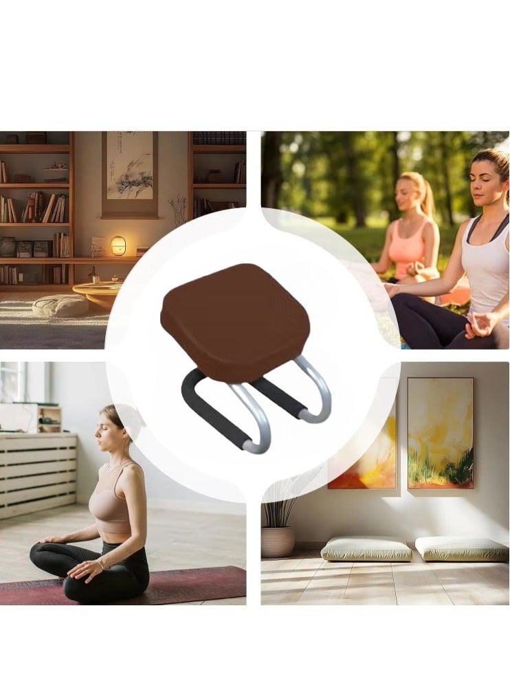كرسي السجود البني - دعم مريح ومحمول للسجود للاستخدام في المنزل والمسجد والسفر - Image 4