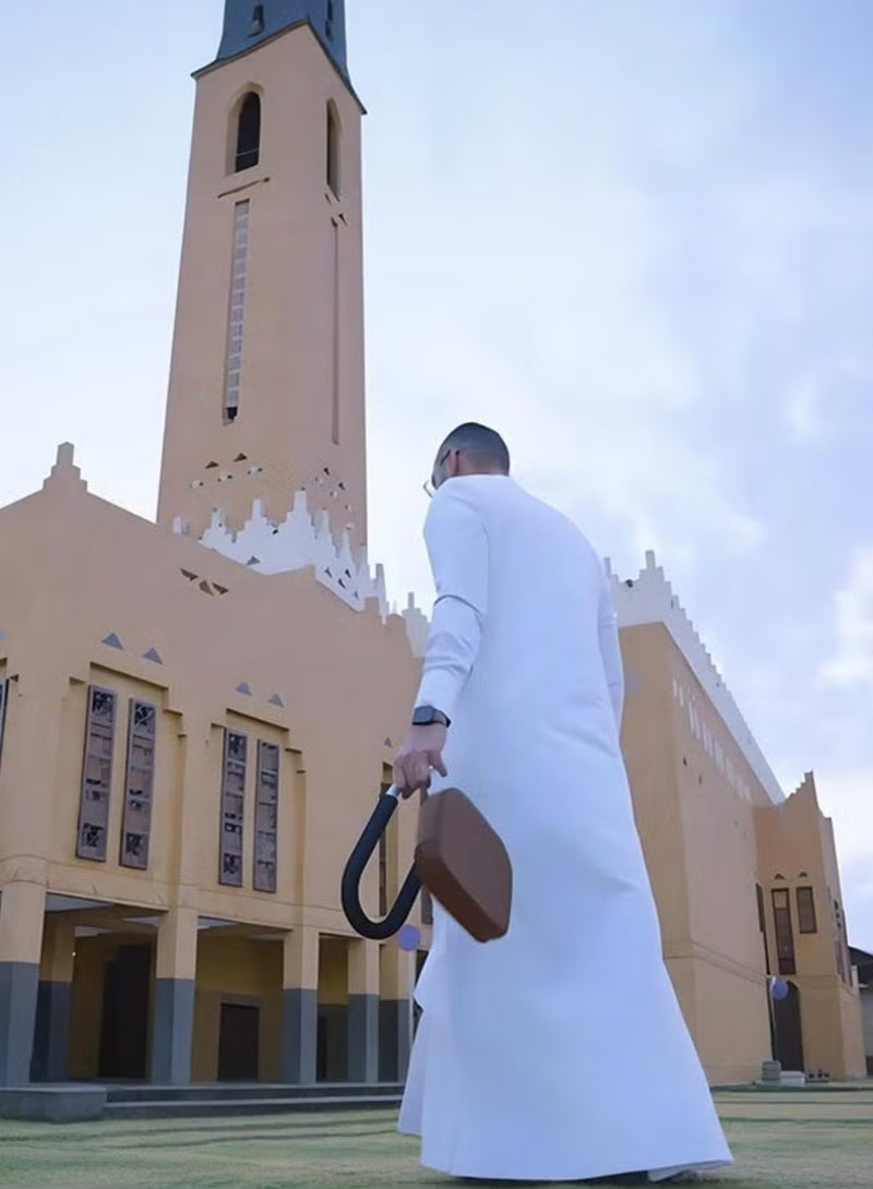 كرسي السجود البني - دعم مريح ومحمول للسجود للاستخدام في المنزل والمسجد والسفر - Image 2