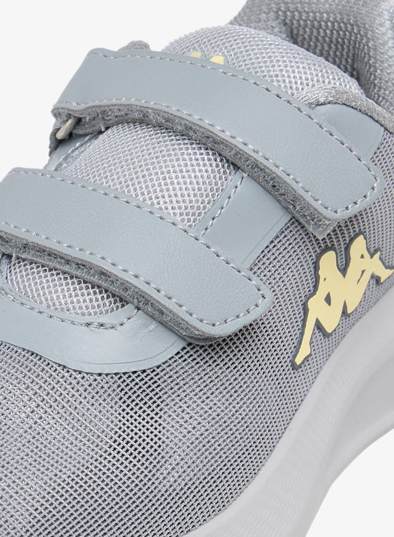 Kappa Boys' Logo Print Sports Shoes with Hook and Loop Closure - Image 4