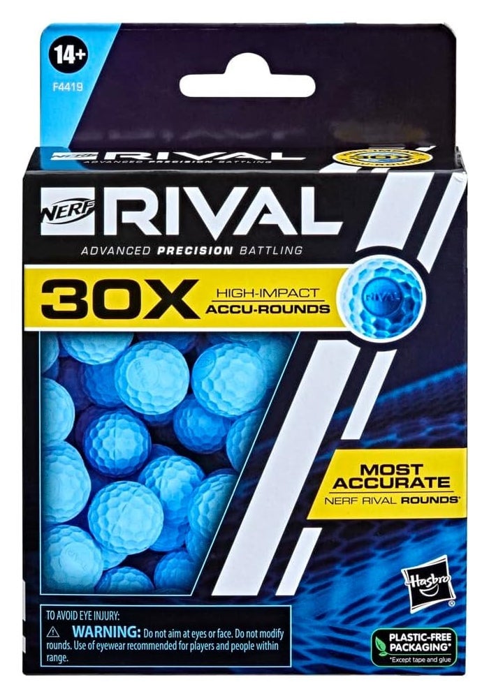 NERF Hasbro Nerf Rival Accu Balls - 30 High-Impact Rounds for Nerf Rival Blasters - Image 3