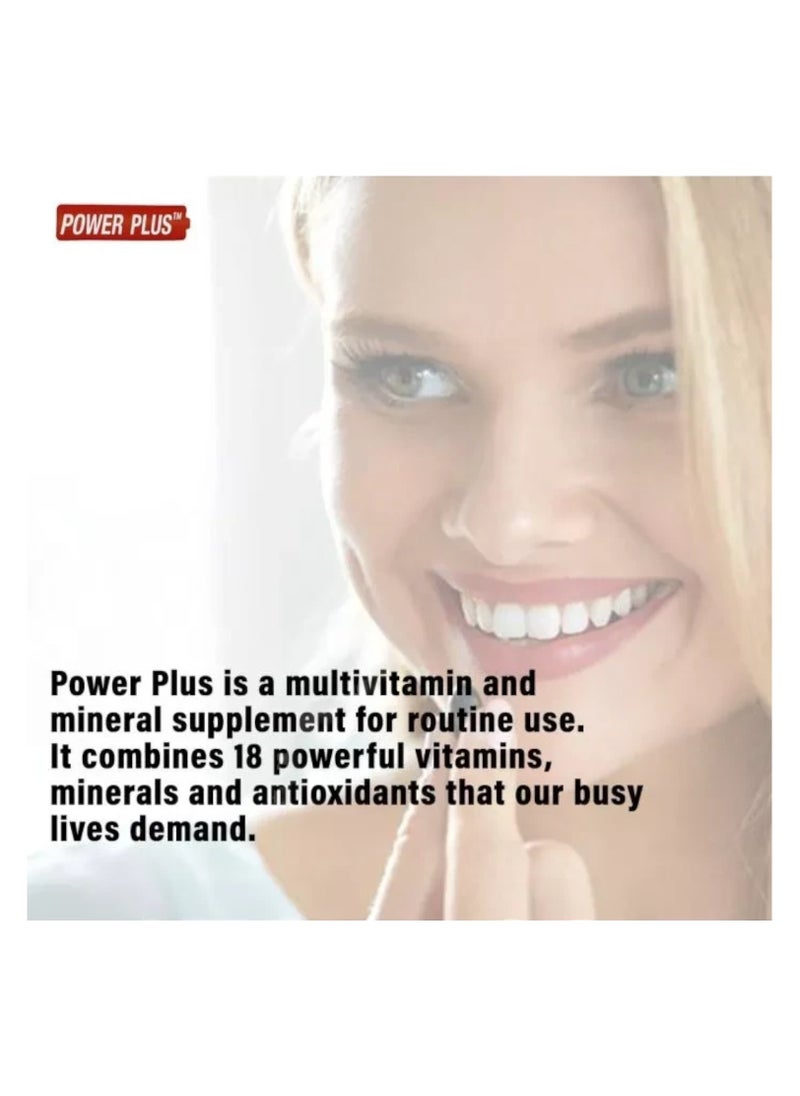 Power Plus, Energy Multivitamin & Mineral Formula, 30 Capsules