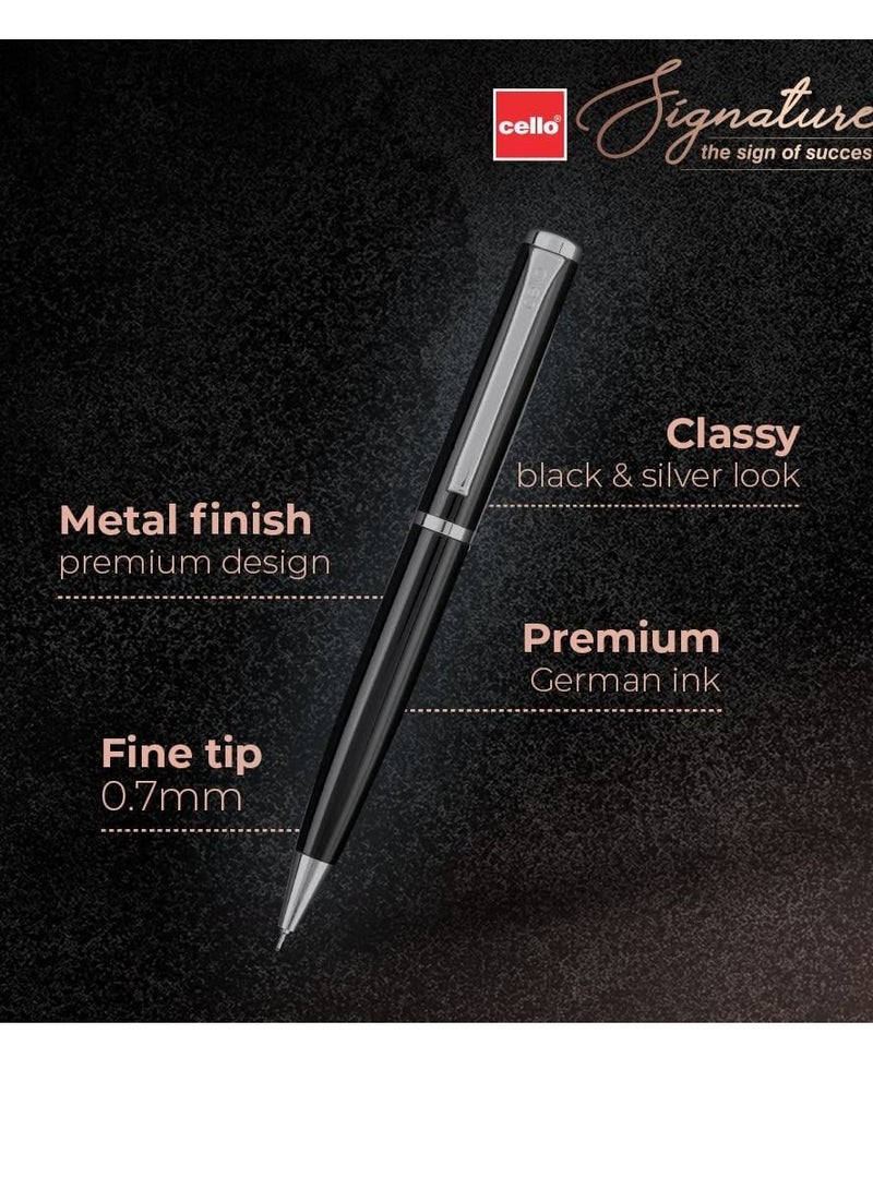 Cello Signature Ethos Ball Pen Blue Ink - Image 2