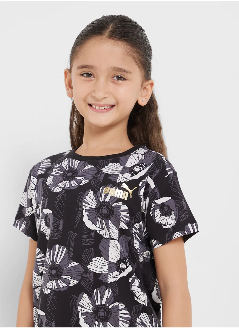 PUMA Youth Essential Class Aop T-Shirt