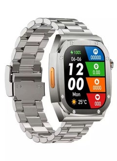 iOsuite The iOsuite Vogue Smartwatch is a stylish and technologically advanced wearable designed for users who seek both elegance and functionality. Its stainless steel band gives it a premium look, making it suitable for both casual and formal wear. With smart features, health tracking, and wireless connectivity, this smartwatch is the perfect companion for your daily activities.  - Image 1