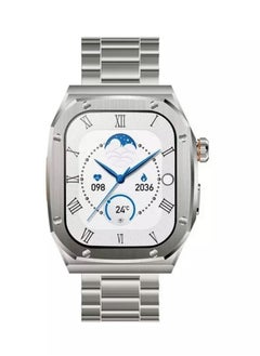 iOsuite The iOsuite Vogue Smartwatch is a stylish and technologically advanced wearable designed for users who seek both elegance and functionality. Its stainless steel band gives it a premium look, making it suitable for both casual and formal wear. With smart features, health tracking, and wireless connectivity, this smartwatch is the perfect companion for your daily activities.  - Image 3