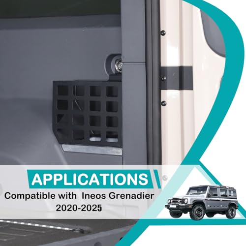 Hudiriy Car Storage in the right side recess of the trunk Compatible with Ineos Grenadier 20202025 Retrofit of The Storage Bracket on The Side of The TrunkTrunk Side Fence Storage Tray Bracket Accessories - Image 3