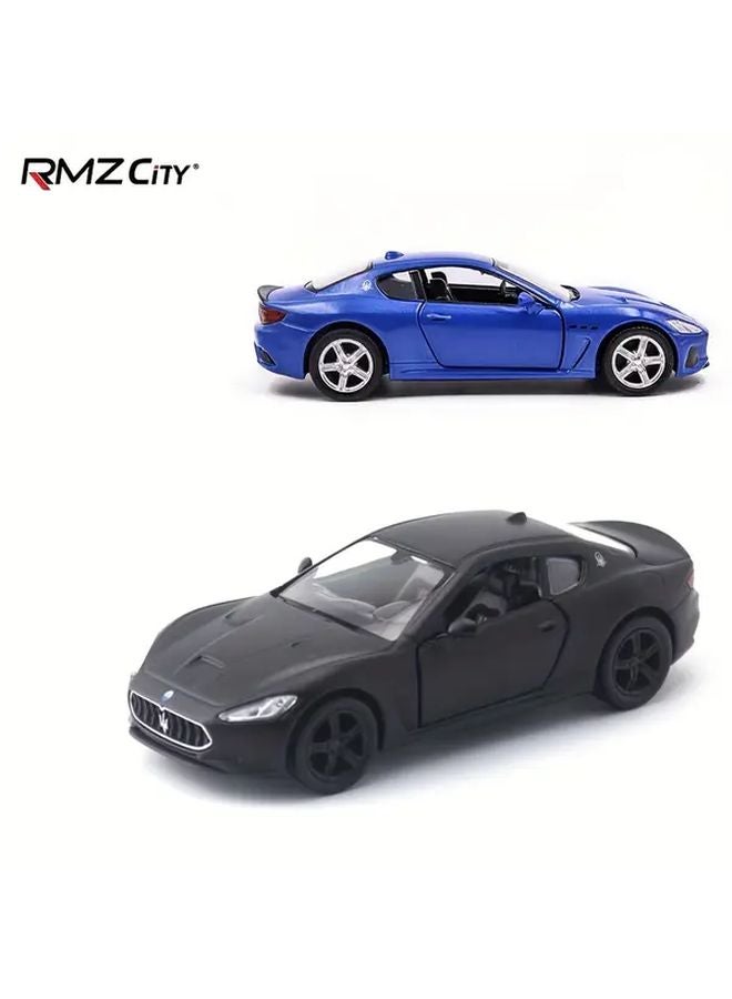 Maserati GT Black 1 36 Scale Alloy Toy Car Model Manual Push Door Opening Collectible Gift - Image 2