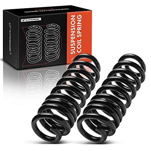 A-Premium 2Pcs Front Suspension Coil Spring Set Compatible with Ford E-350 Super Duty 1999-2014, E-350 Club Wagon 2003-2005, E-350 Econoline, E-350 Econoline Club Wagon 1998-2002, Econoline Super Duty - Image 1