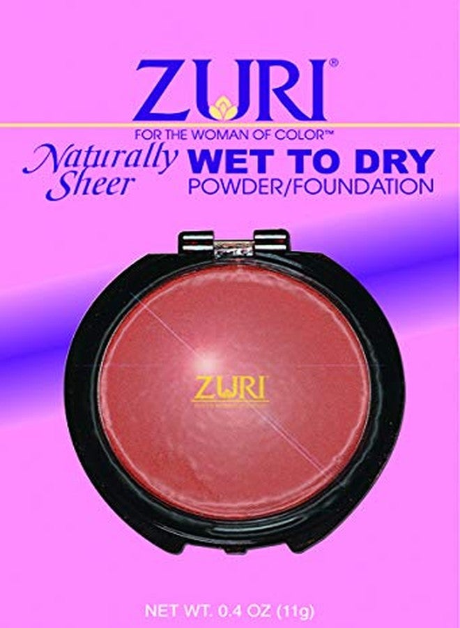 Zuri Wet To Dry Faoundation Powder [Caffe Latte] (Pack of 3)
