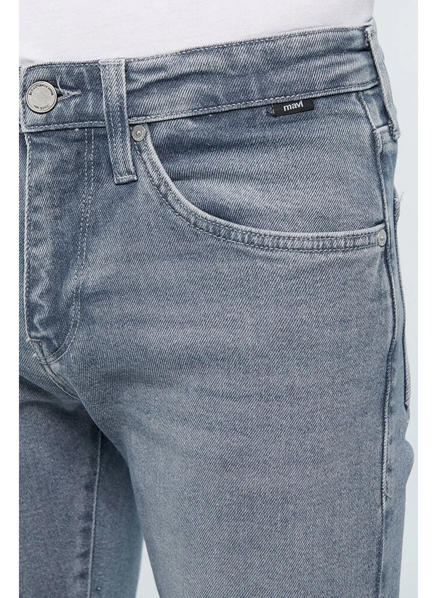 مافي Blue Kvnç Normal Waist Skinny Fit Skinny Leg Jeans Men's Jeans 001070