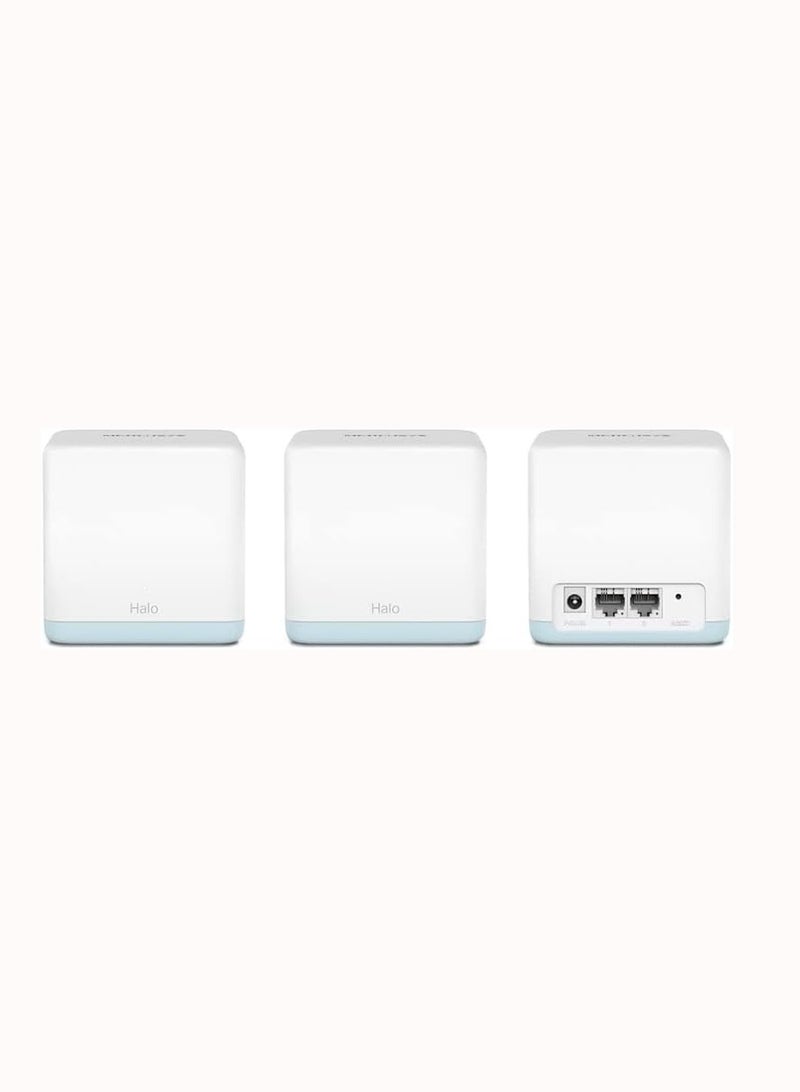 MERCUSYS HALO H30(3-PACK) AC1200 Whole Home Mesh Wi-Fi System WHITE - Image 2