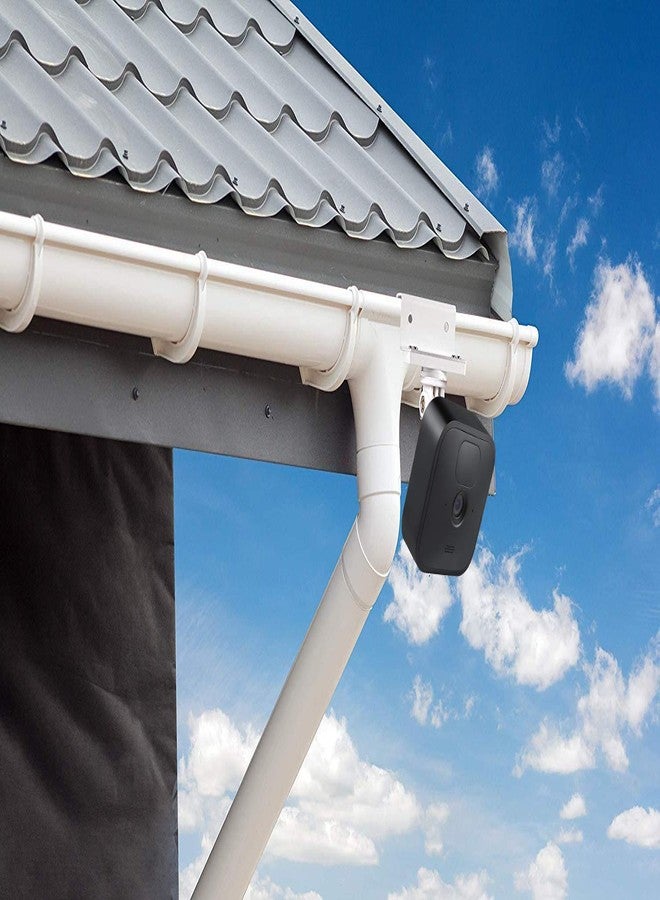 Wasserstein Weatherproof Gutter Mount with Universal Screw Adapter Compatible with Blink Outdoor, Blink Outdoor 4 & Blink XT2/XT Camera (1 Pack, White) - Image 4