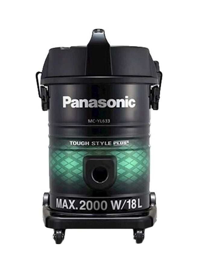 Panasonic Vacuum Cleaner 2000W 2000 W MC-YL633 Black/Green - Image 1