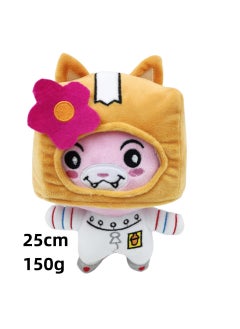 Generic Stuffed Plush Toys Series Action Dolls Paper Box Figure Doll For Kids Sea Fox Yellow/White 