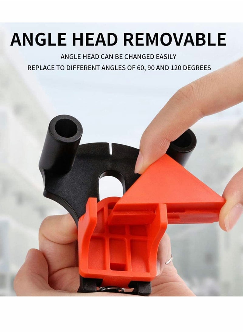 Excefore - Corner Clamps for Woodworking, 4 Pcs Corner Clip Fixe, 60/90/120 Degree Angle Wood Clamp Corner Clip Fixer Ruler Clamp - Image 1