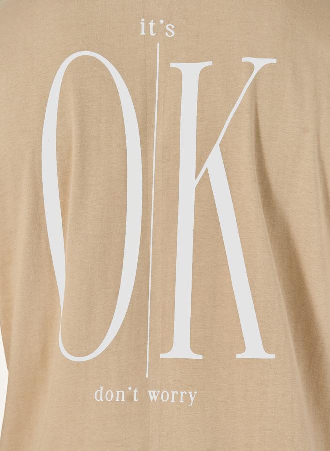 Styli Styli Back Slogan Print Oversized T-Shirt  - Image 5