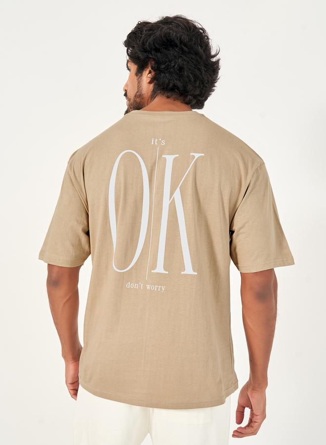 Styli Styli Back Slogan Print Oversized T-Shirt  - Image 4