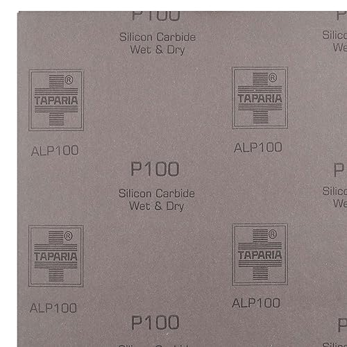 Taparia 9" X 11" Silicon Carbide Wet Or Dry Emery Sheet, Grit 100 - Pack Of 10 (Alp 100) - Image 5
