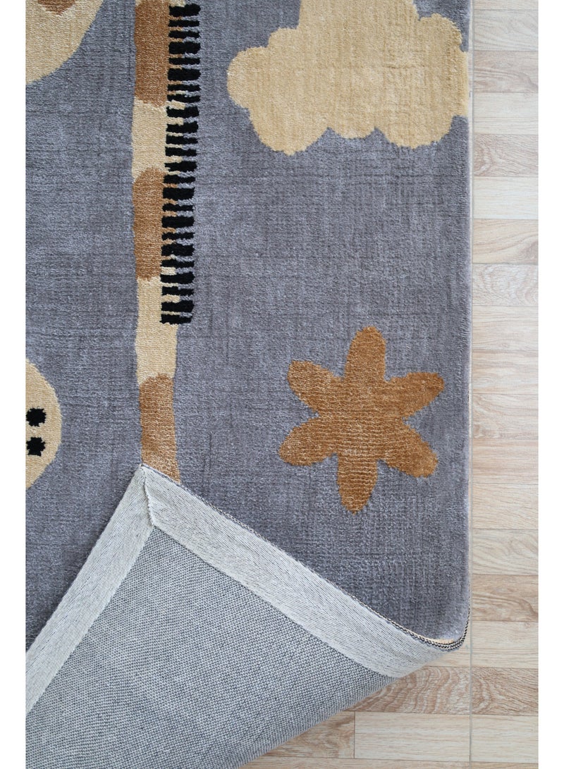 Ramsha Kids Soft Area Rug 120x180 cm – KD-003 Plush Playroom & Bedroom Carpet for Children | Ultra-Comfort Kids Floor Rug UAE - Image 2