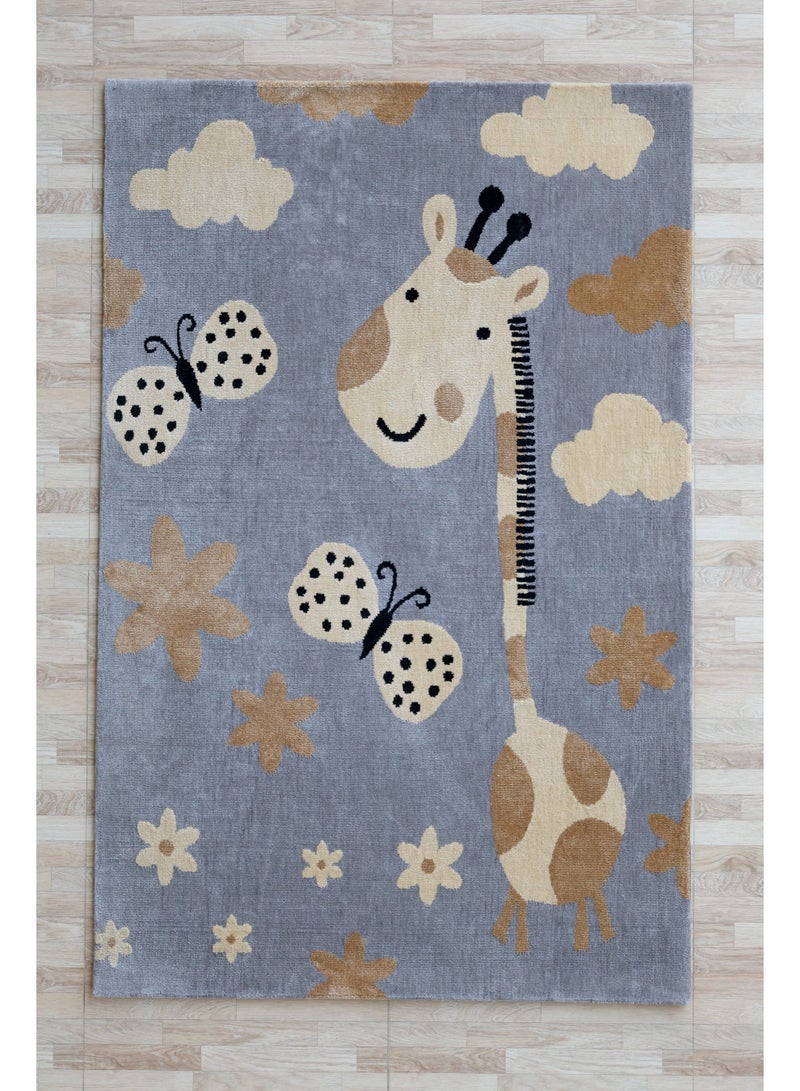 Ramsha Kids Soft Area Rug 120x180 cm – KD-003 Plush Playroom & Bedroom Carpet for Children | Ultra-Comfort Kids Floor Rug UAE - Image 5