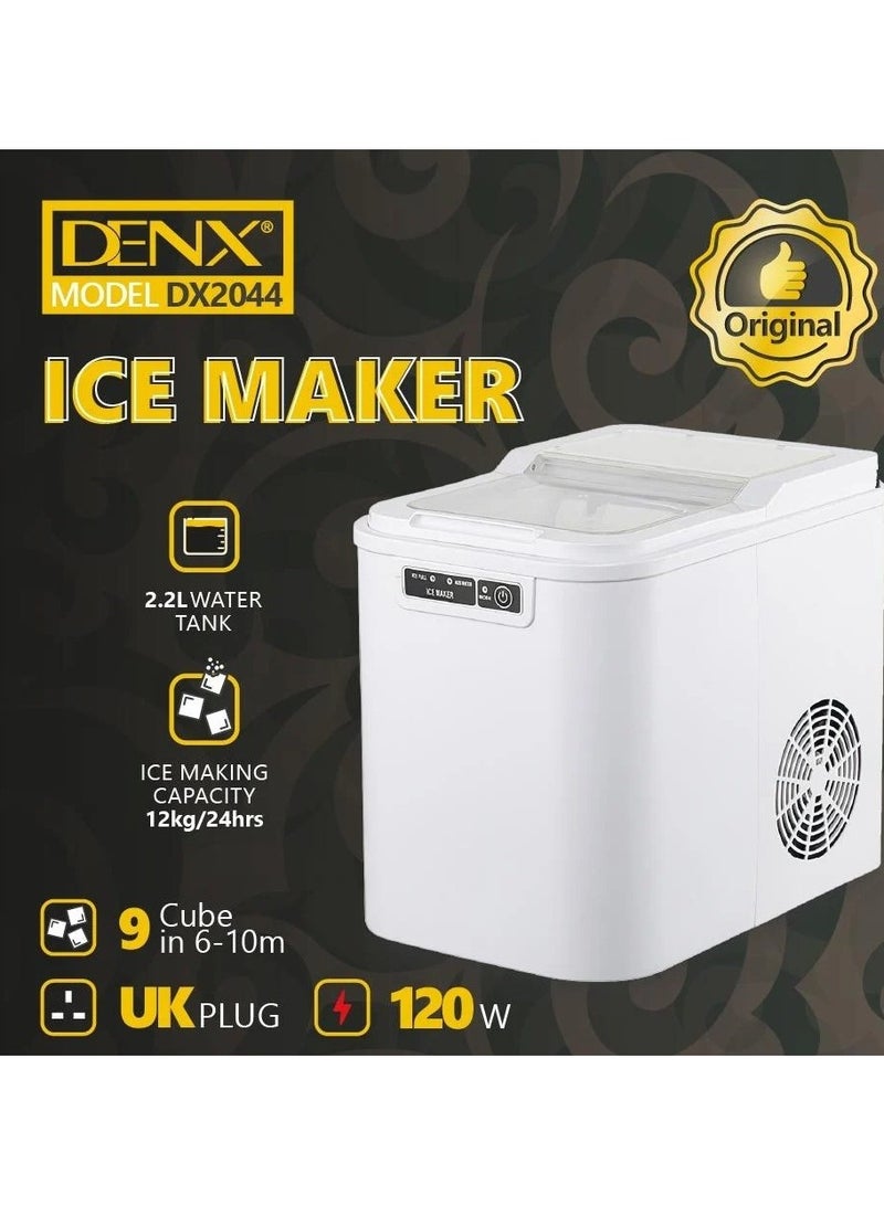 Denx Smart Ice Cube Maker 120W 9 Cubes Per 6 Minutes 2.2l - Image 1