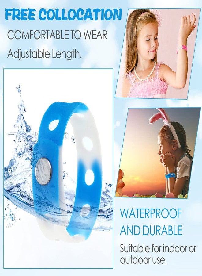 MTLEE 20 Pcs Silicone Charm Bracelets Bulk 7 Inch Rubber Charm Bracelets Adjustable Silicone Wristbands Cute Rubber Bands Swimming Identify Birthday Gifts for Kids Boys Girls Shoe Party Favors - Image 5