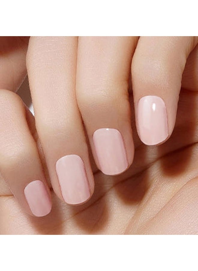 DASHING DIVA Glaze Nail Starter Kit - Pale Pink - Semi-Cured, Long Lasting & Tear Resistant Gel Nail Strips - 7 Piece Manicure Set With 32 Strips & Mini Led Lamp - Image 2