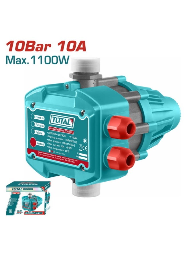 Flomac water motor pressure 10 bar, 10 amps