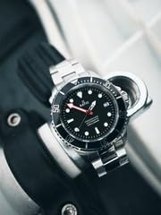 RATIO FreeDiver Sapphire Crystal Diver Watch Japanese Automatic Dive Watch 200m Water Resistant Diving Watch (Black) - Image 2