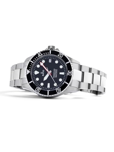 RATIO FreeDiver Sapphire Crystal Diver Watch Japanese Automatic Dive Watch 200m Water Resistant Diving Watch (Black) - Image 5