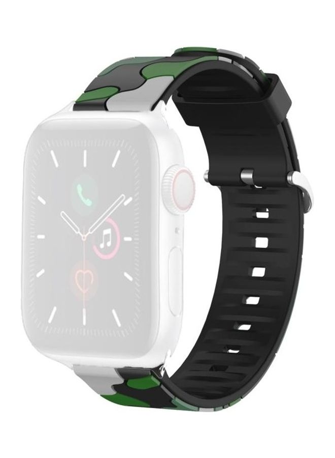 HuHa Silicone Replaceable Watch Strap For Apple Watch Series 7/6/SE/5/4/3/2/1 41/40/38mm Multicolour - Image 1