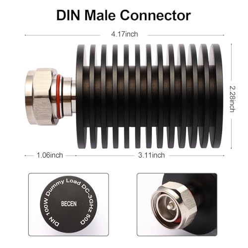 BECEN 100W 7/16(DIN) Male Dummy Load,DC to 3GHz,50ohm - Image 2