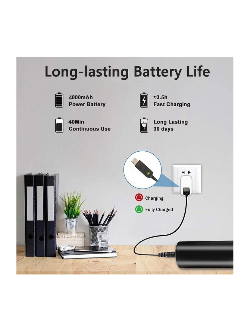 2 in 1 Handheld Cordless Wireless Vacuum Cleaner, 8000PA Super Suction Vacuum Cleaner, Rechargeable, Portable Lightweight Dry and Wet For Car, Pets, Home and Office.