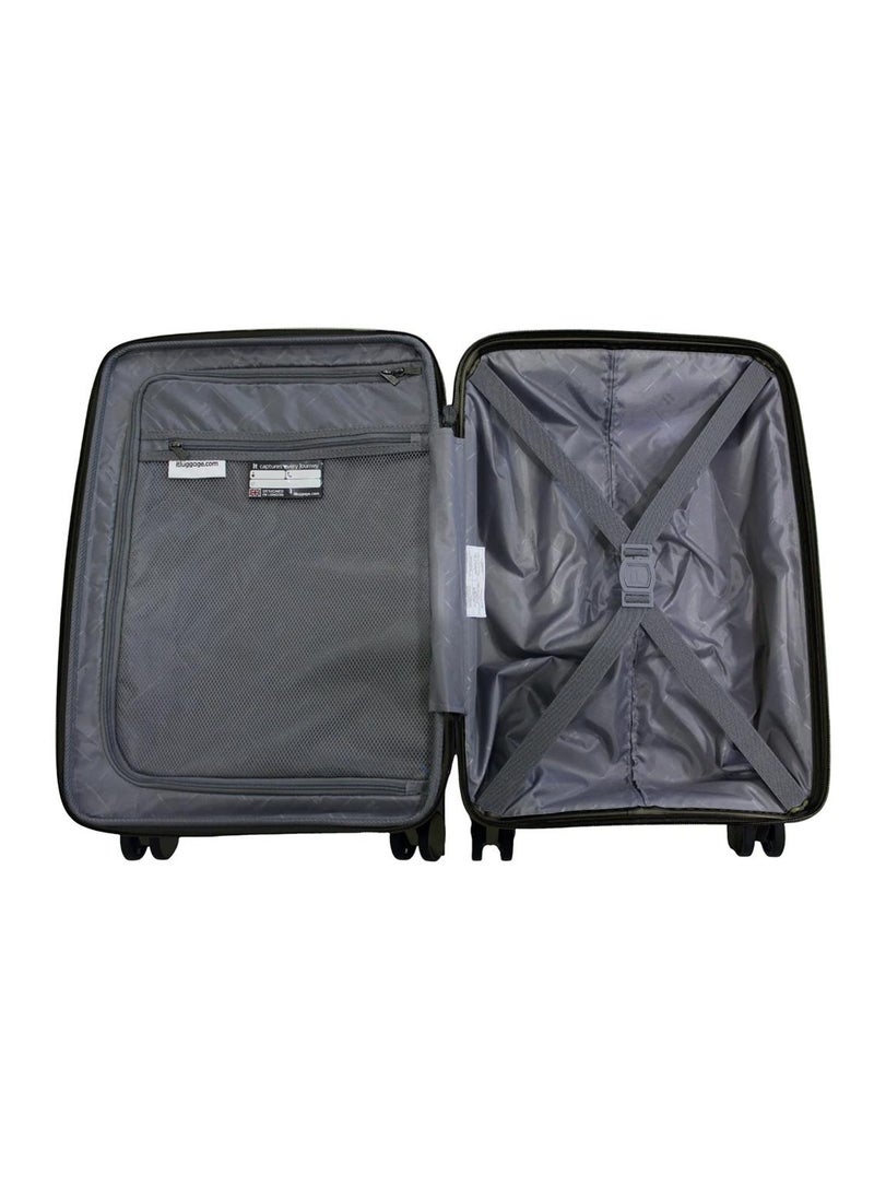 it Luggage it luggage Spontaneous, Unisex Polypropylene Material Hard Case Luggage, 8x360 degree Spinner Wheels, Expandable Trolley Bag, TSA Type lock,15-2881-08OL- Size Cabin with Pocket, Color Olive Night  - Image 5