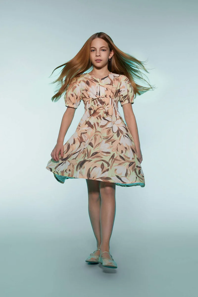 ديفاكتو Short Sleeve Woven Dress