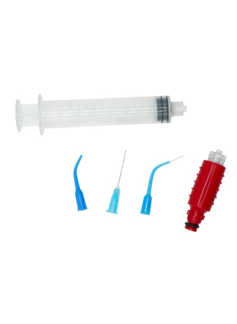 Oral Breeze | Deep Pocket Irrigator Tips and Syringe | Low Flow Solution | Compatible with Oral Breeze Irrigator ShowerBreeze & QuickBreeze