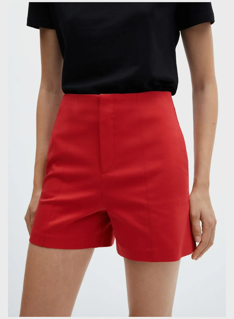 MANGO High Waist Shorts