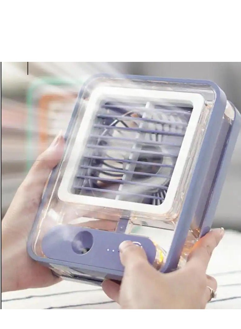 Loquat The air fan and the translucent luminous water spray are multi-colour - Image 2