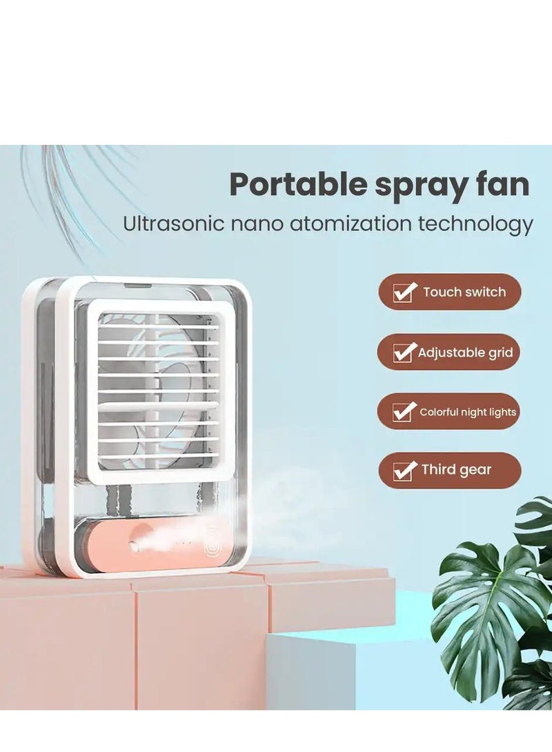 Loquat The air fan and the translucent luminous water spray are multi-colour - Image 4