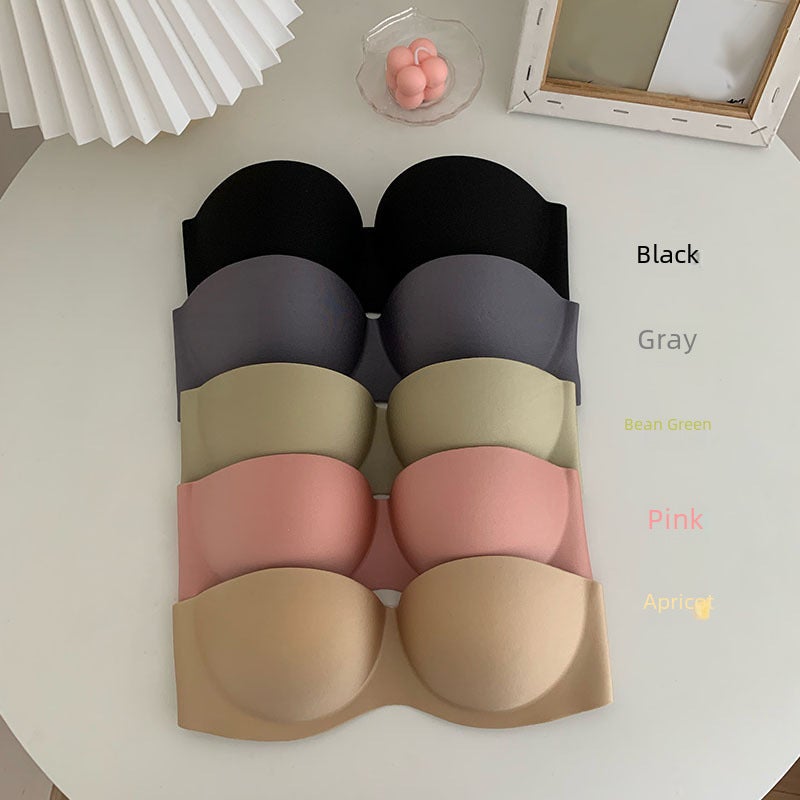 Summer Gather Korean Bralette Seamless Lingerie for Women Pink  - Image 4