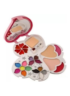 adbeni Gci780 Heart Shape Mini Makeup Kit With 1 Puff And 5 Brushes  - Image 3