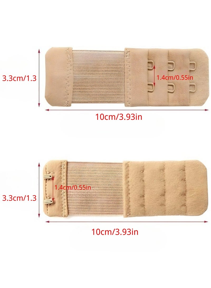 T NEWFUN 6PCS Bra Extenders for Women – 2 Hook & 3 Hook Extension Set in – Soft Stretchy Bra Strap Extenders for Pregnancy, Weight Change, Everyday Comfort - Image 3