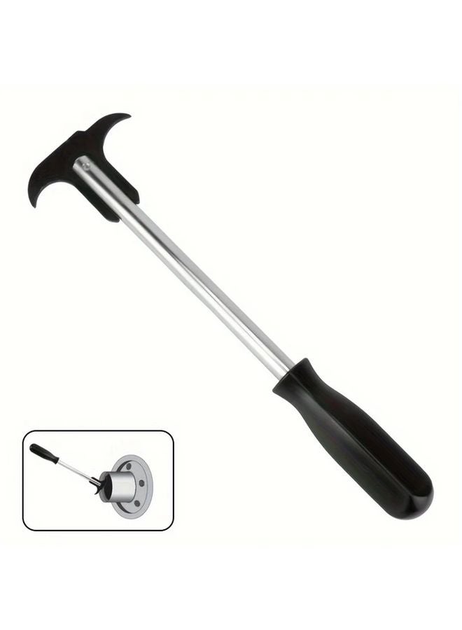 أداة سحب سدادة النفط ذات الرأس المزدوج الأسود، أداة إصلاح السيارات، مفتاح يدوي، مفك براغي - Image 1